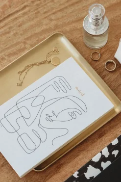Papier HQ Abstract Face White Notebook