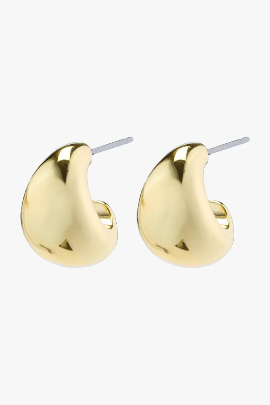 Pilgrim Alexane Recycled Gold Chunky Mini Hoop Earrings