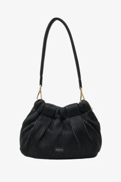 Saben Alexis Shoulder Bag Black Pleat