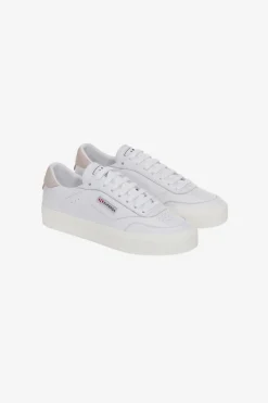Superga 3843 All White Leather Sneaker