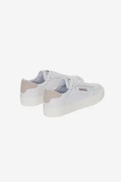 Superga 3843 All White Leather Sneaker