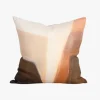 Baya Amelie Cream Terracotta Abstract Feather Inner EOL 50x50cm Cushion