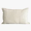 Baya Arcadia Almond Beige Feather Inner 40x60cm Linen Cushion
