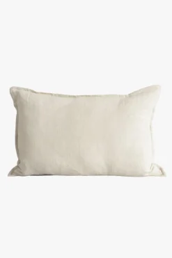 Baya Arcadia Almond Beige Feather Inner 40x60cm Linen Cushion