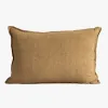 Baya Arcadia Cumin Feather Inner 40x60cm Linen Cushion