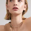 Pilgrim Arlet Heart Pendant Double Gold Plated Necklace