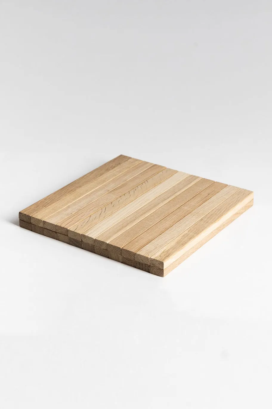 NED Collections Arm Chair Side Rest Natural Wood Slats