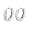 Pilgrim Arnelle Mini Silver Plated Hoop Huggy Earrings