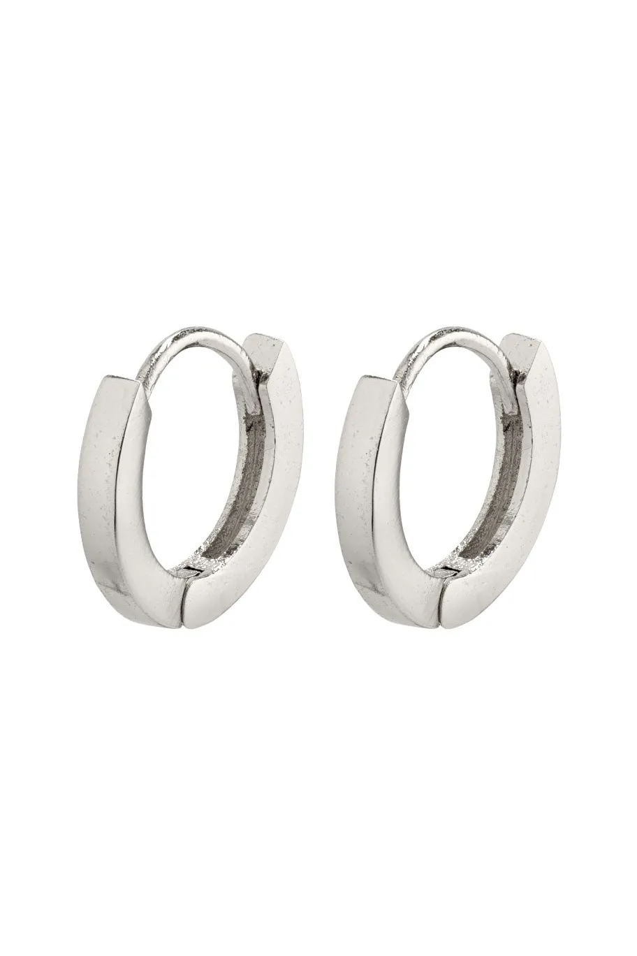 Pilgrim Arnelle Mini Silver Plated Hoop Huggy Earrings