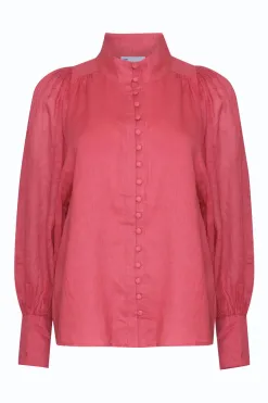Zoe Kratzmann Atlas Punch Front Button LS Blouse