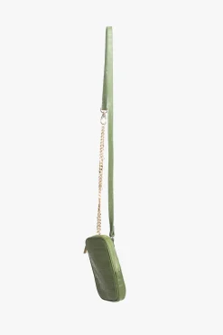Federation Attached to Me Khaki Gold Hardware Leather Bag