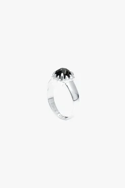 Stolen Girlfriends Club Baby Claw Ring with Black Onyx Stone