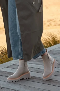 EOS Bae Stone Chunky Zip Ankle Boot