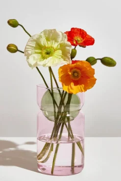 Fazeek Balance Pink Green 22cm Vase
