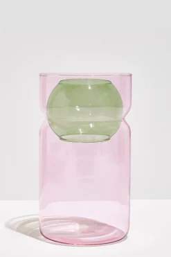 Fazeek Balance Pink Green 22cm Vase