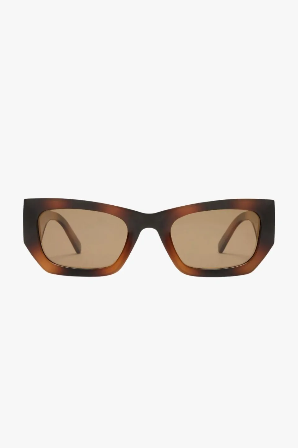 Le Specs Beachcomber Tort Rectangular Polarised Lens Sunglasses