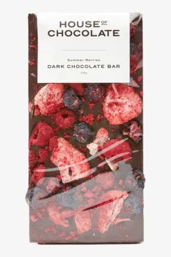 House of Chocolate Beautiful Summer Berries Dark Chocolate Bar