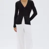 Assembly Label Belle Black LS Knit Cardigan