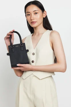 Saben Bianca Black Small Crossbody Bag