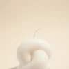 Flo's Home Big Knotted Rope Handmade Soy Ivory Candle