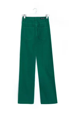 Among the Brave Billie Apple Green Wide Leg Jeans