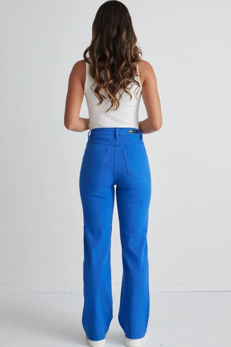 Among the Brave Billie Cobalt Blue Wide Leg Jeans