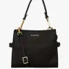 Saben Birdie Black Mini Top Handle Square Crossbody Bag