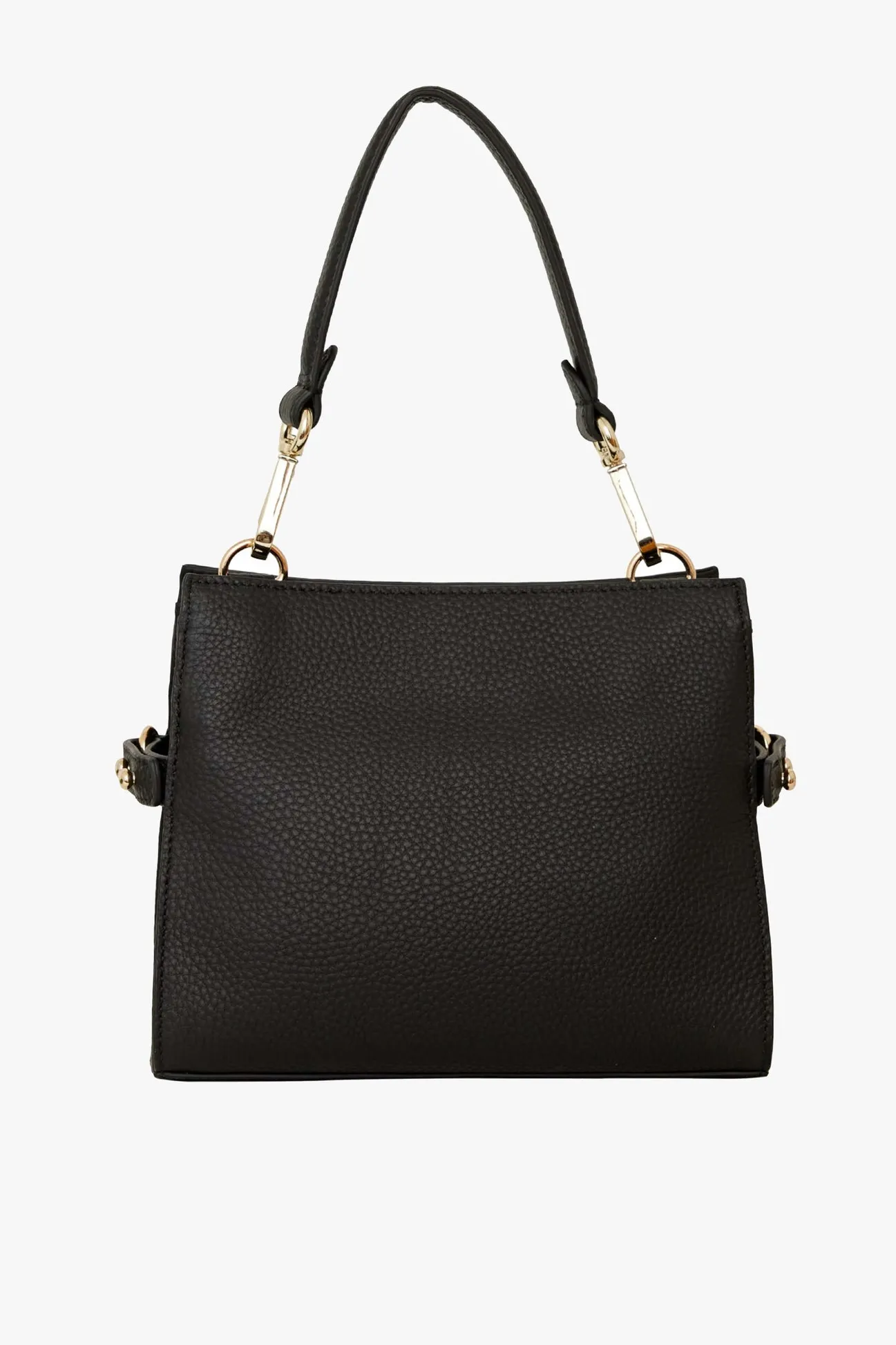 Saben Birdie Black Mini Top Handle Square Crossbody Bag