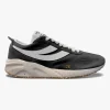 Superga 4089 Black White Training Slim Vegan Faux Leather Sneaker