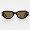 Isle of Eden Blake Black Brown Lens Sunglasses