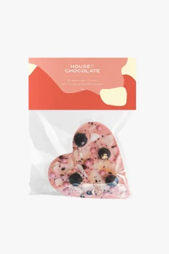 House of Chocolate Blueberry Coconut Chocolate Large Heart