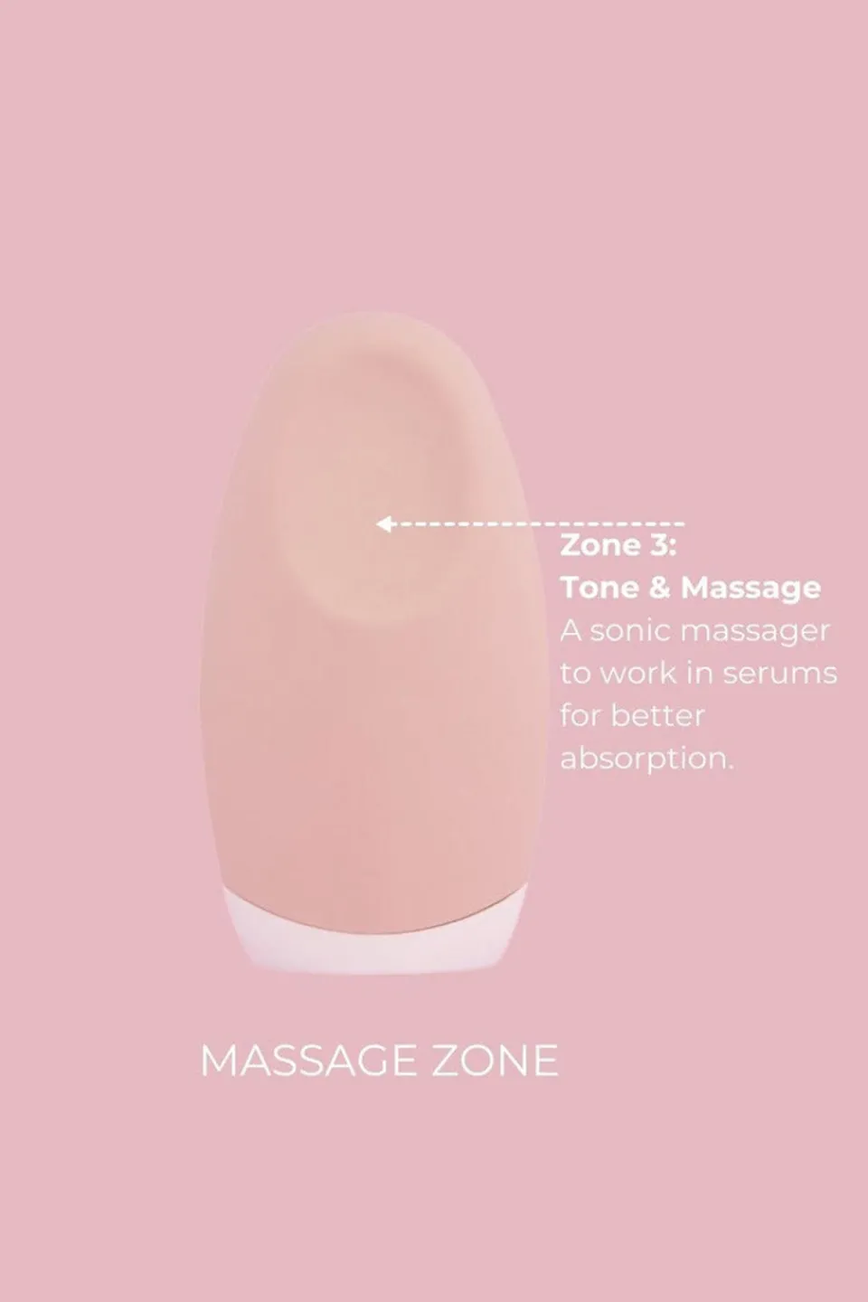 bty lab Blush 2 in 1 Sonic Facial Cleanser