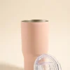 RE:UNION Label Blush Stainless Steel 600ml Smoothie + Coffee Cup