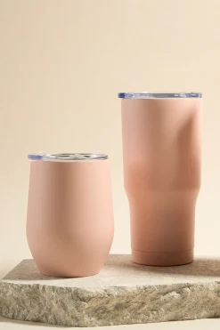 RE:UNION Label Blush Stainless Steel 350ml Coffee + Wine Tumbler