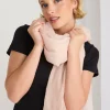 Queen of the Foxes Blush Wool Blend Light Scarf