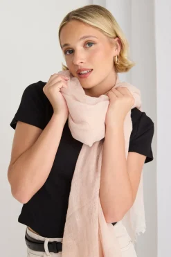 Queen of the Foxes Blush Wool Blend Light Scarf