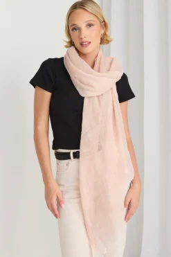 Queen of the Foxes Blush Wool Blend Light Scarf