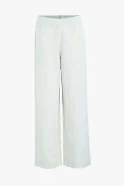 Ivy + Jack Boulevard Natural Linen Viscose Wide Leg Pants