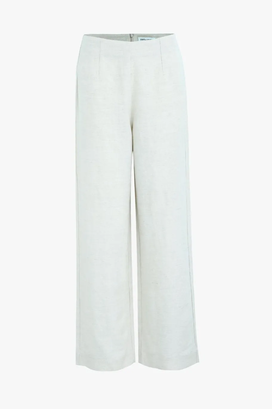 Ivy + Jack Boulevard Natural Linen Viscose Wide Leg Pants