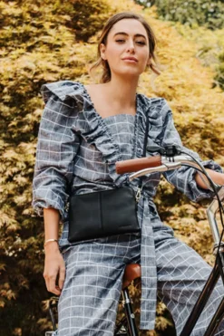 Elms+King Bowery Black Clutch Wallet