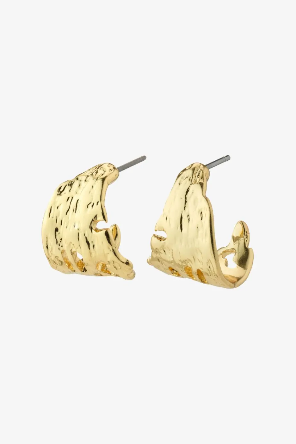 Pilgrim Brenda Hook EOL Recycled Gold Plated Stud Earrings