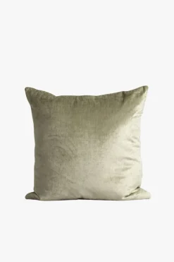 Baya Bromley Pistachio Feather Inner EOL 55x55cm Velvet Cushion