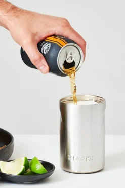 Huski Brushed Stainless Beer Cooler