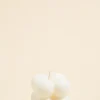 Flo's Home Bubble Cube Small Handmade Soy Ivory Candle