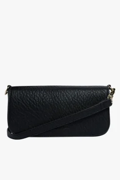 Elms+King Calabria Black Baguette Shoulder Bag