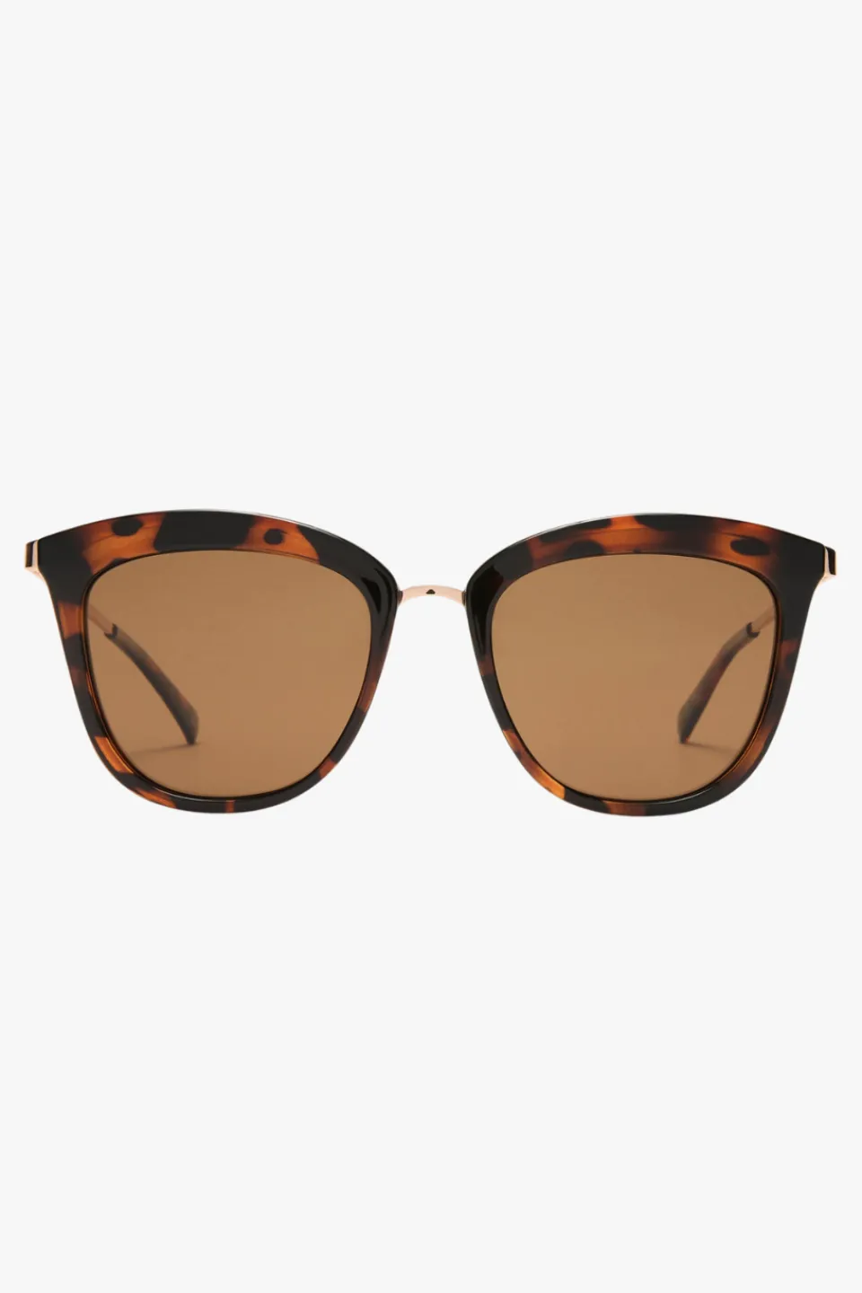 Le Specs Caliente Tort Gold Arms Brown Polarised Lens Sunglasses