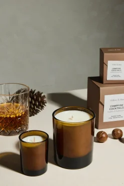 Willow u0026 Mae Campfire Cocktails Bourbon + Butterscotch 210g Soy Candle