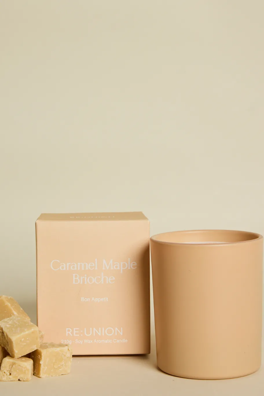RE:UNION Label Caramel Maple Brioche 210g Soy Candle