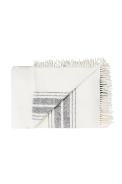 Weave Cardrona 100% Wool 140 X 240cm Check Throw Ash