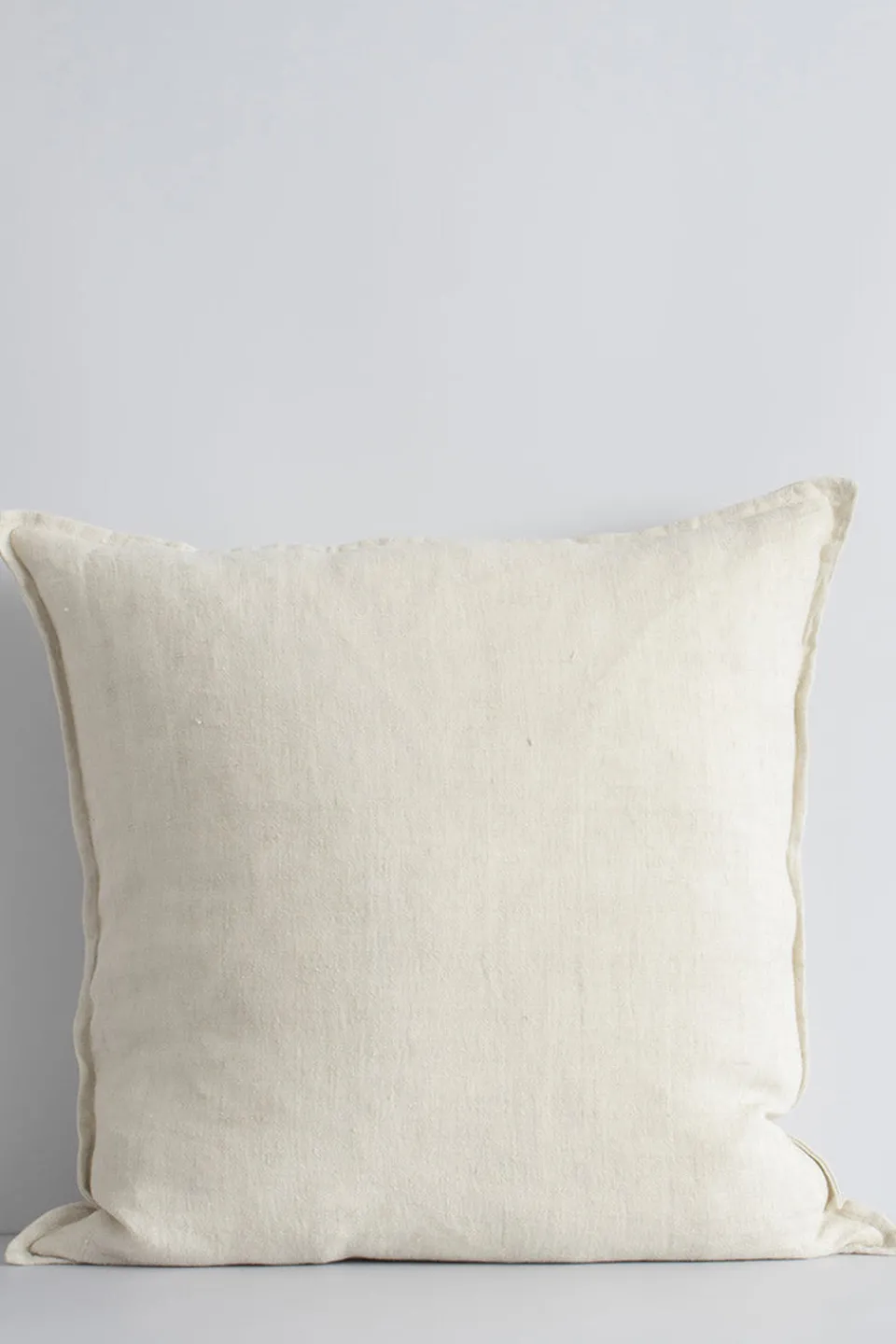 Baya Cassia Almond Feather Inner 55x55cm Linen Cushion